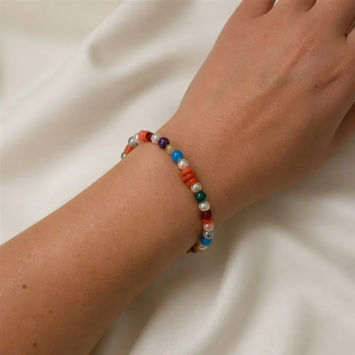 Bracciale LV Gioielli: pietre dure, perle